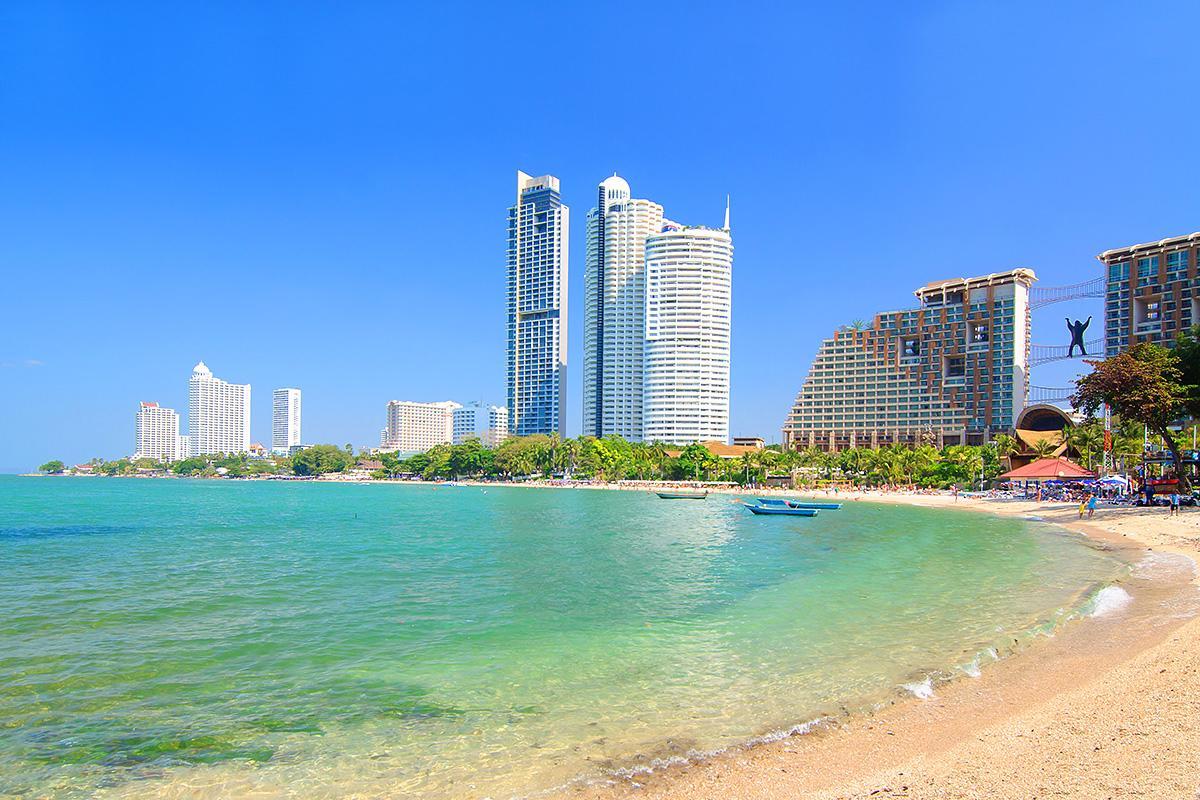 Appartement View Talay 1 Jomtien à Pattaya Extérieur photo
